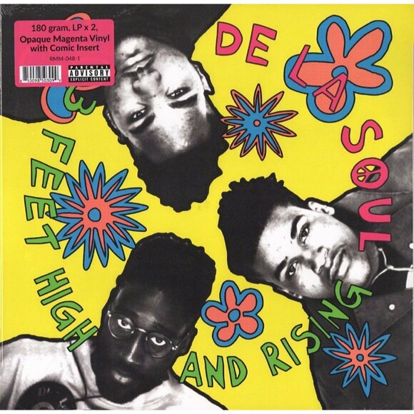 De La Soul, 3 ft. High and Rising Magenta Double Vinyl, Reissue, Chrysalis NEW